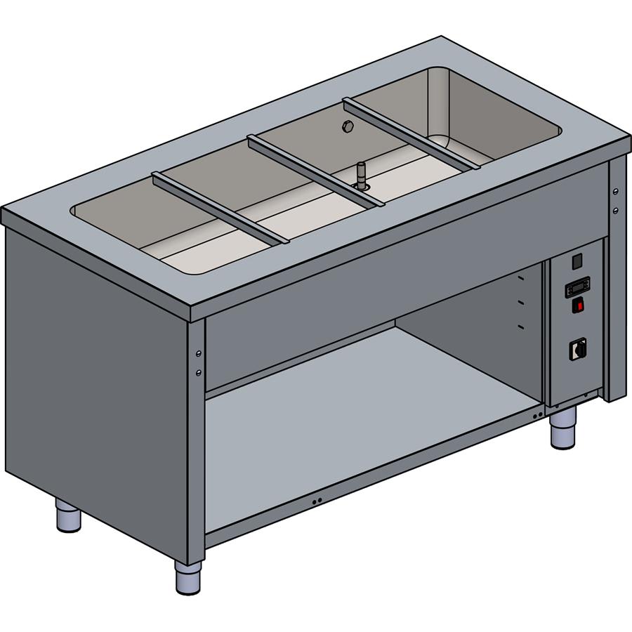 Artikelbild Bain-Marie Wasserbad Modul 2 GN 1-1 