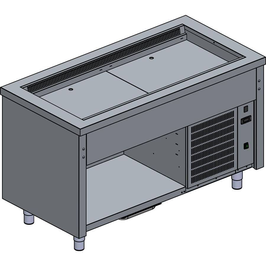 Artikelbild Kühlwanne mit Umluftkühlung Modul 2 GN 1-1 