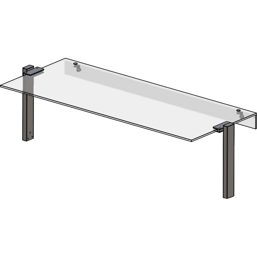 Artikelbild Hustenschutz Einzelglas gerade Modul 2 GN 1/1 