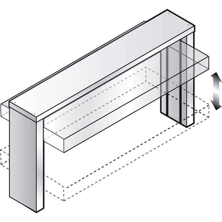 Hustenschutz GN 2/1 elektrisch für Einbauwanne und Einbauplatte
