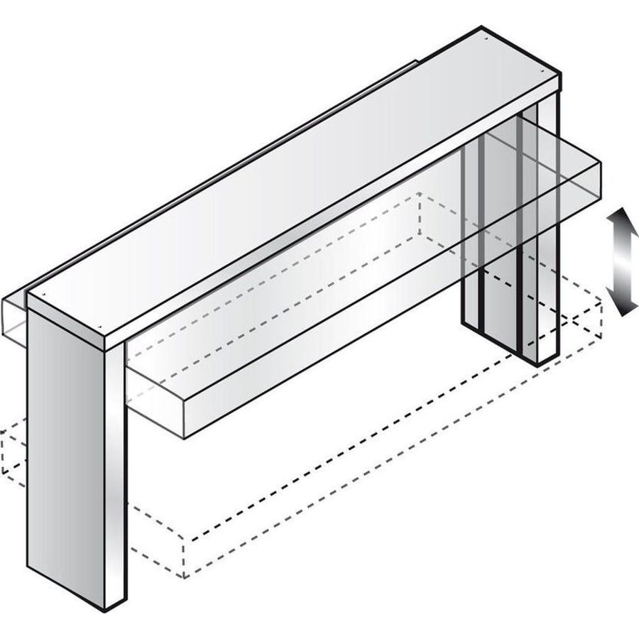 Hustenschutz GN 4/1 elektrisch für Einbauwanne und Einbauplatte