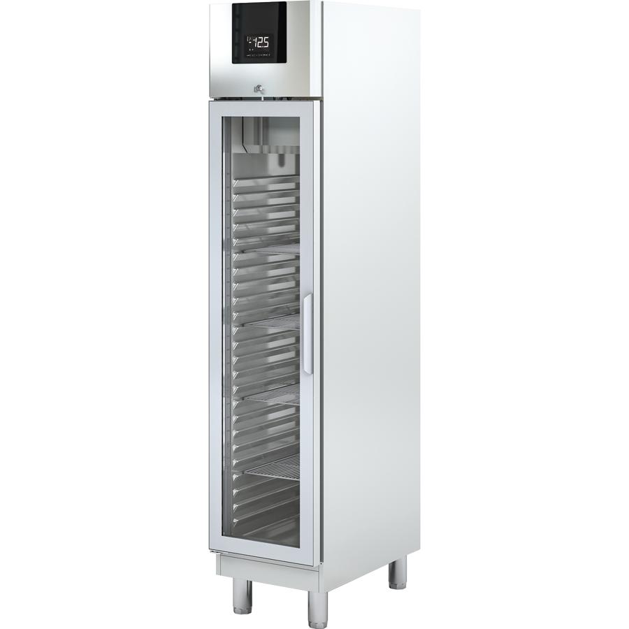 Artikelbild Edelstahlkühlschrank mit Glastür KU 359 G