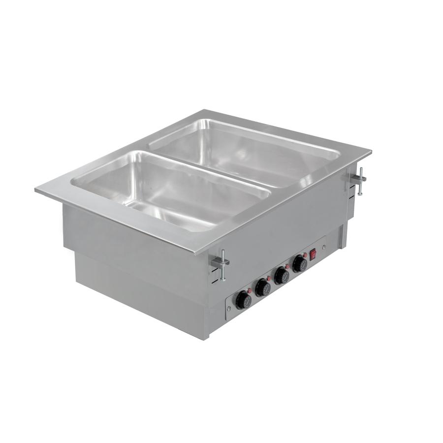 Artikelbild Einbau Bain Marie 2x GN 1/1 mit getrennt regelbaren Becken