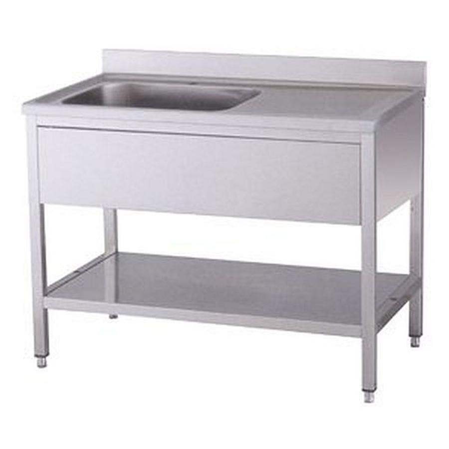Artikelbild Spültisch 1 Becken links mit Aufkantung B 120cm