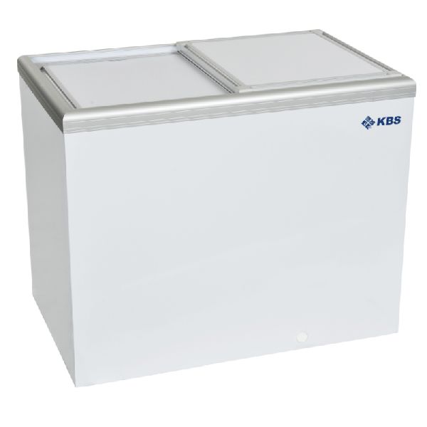 Kühltruhe AL30 umschaltbar auf Tiefkühltruhe mit Schiebedeckeln