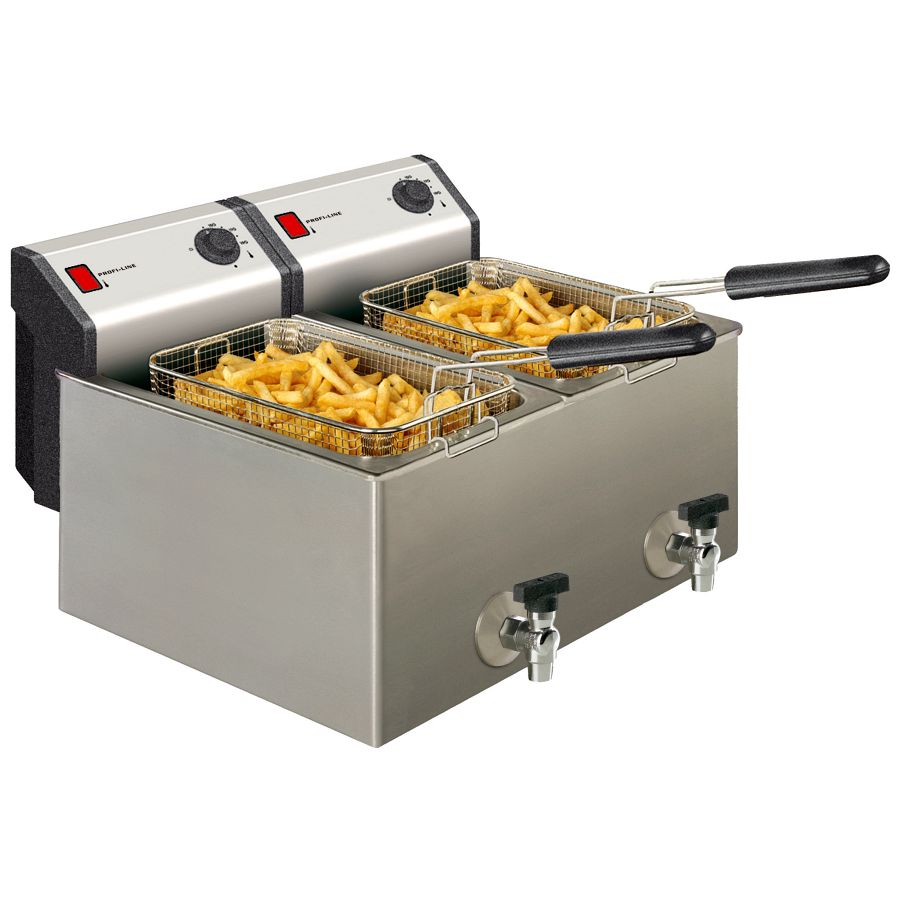 Elektro-Fritteuse 2x 8 Liter