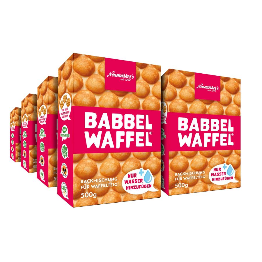 Babbel Waffel® Karton 8 VE Tray