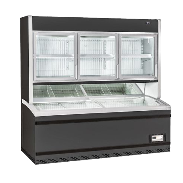 ISABEL - Tiefkühlregal - Tiefkühlwanne Kombi - Umschaltbar 2200