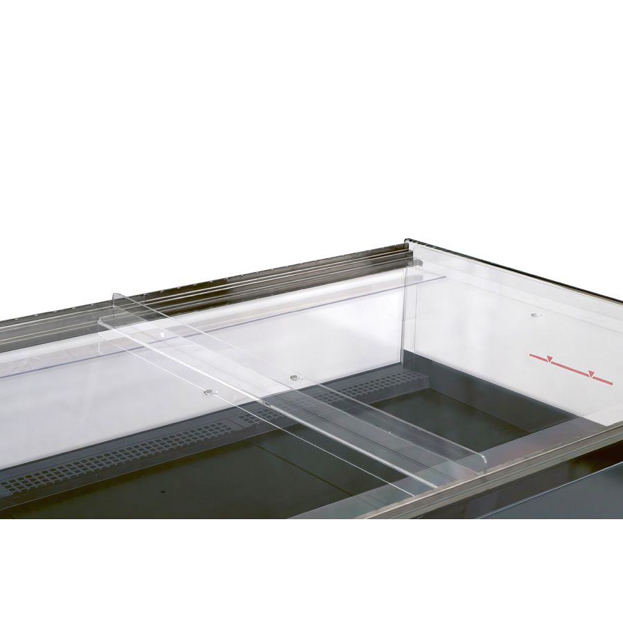 Detailbild: COOL-LINE Impuls-Kühlinsel - FLATEY 1500 - M2 mit Plexi-Schiebescheiben Ansicht 2