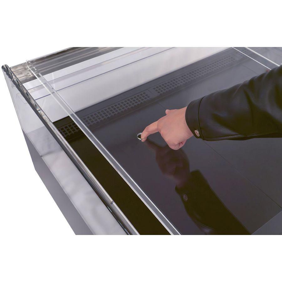 Detailbild: COOL-LINE Impuls-Kühlinsel - FLATEY 1500 - M2 mit Plexi-Schiebescheiben Ansicht 3