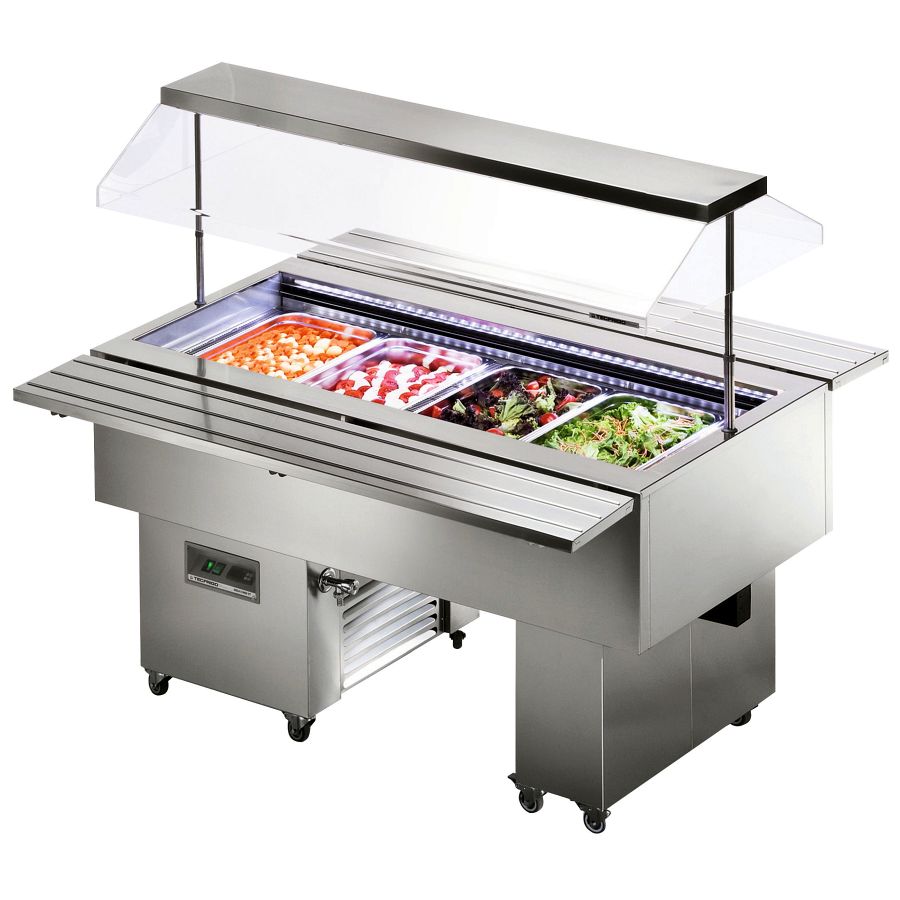 Salatbar ISOLA 4 M INOX UM