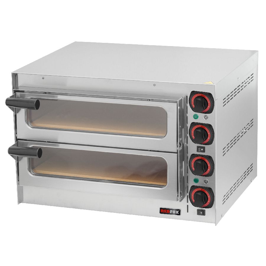 Pizzaofen 2 Backkammern, 300°C, FP 67R