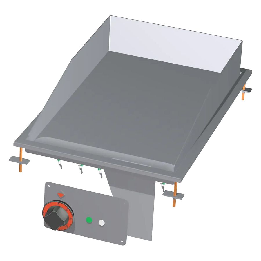 Drop-in Griddleplatte elektrisch, gerillt, 400x600, FTRD-64ET