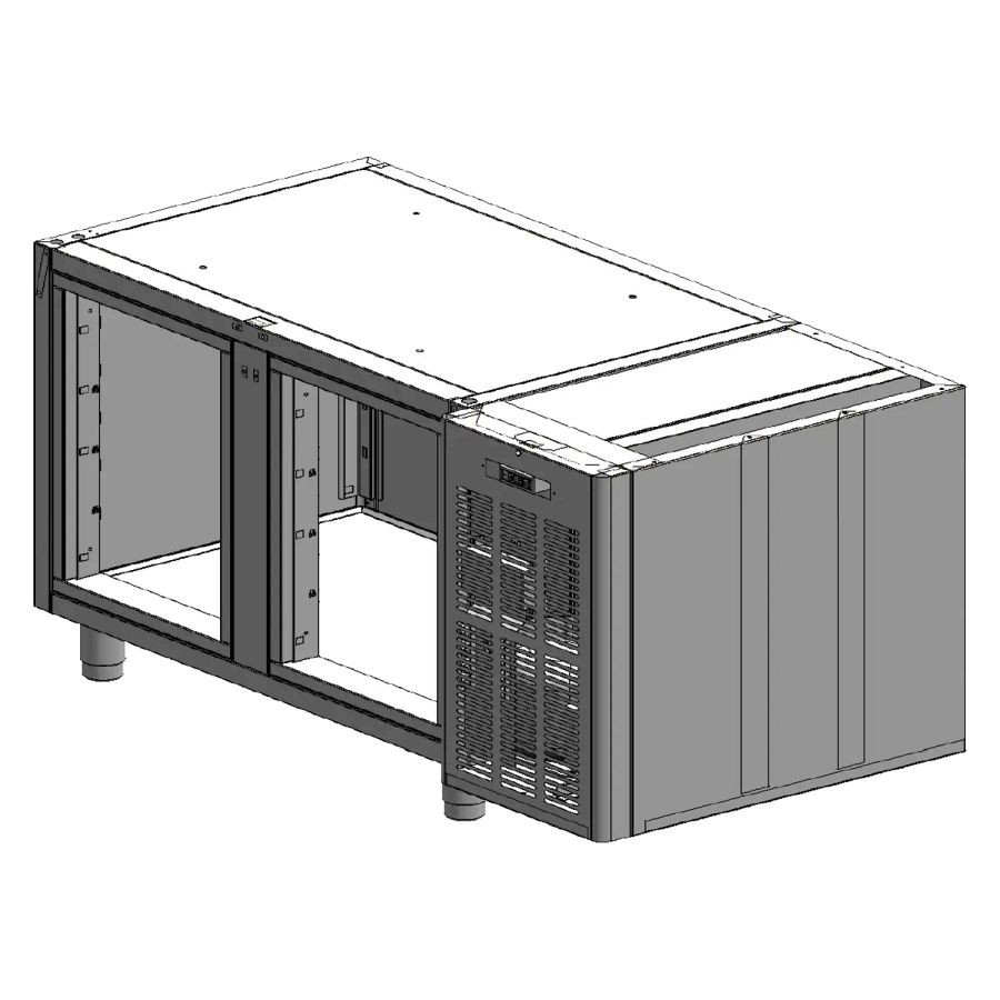 Kühltischgestell SCH 2D Edelstahl - SCH 2 AP