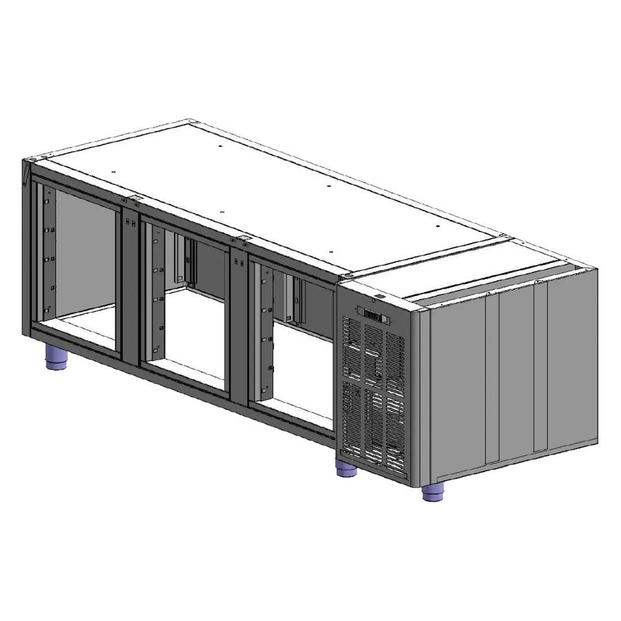 Kühltischgestell SCH 3D Edelstahl - SCH 3 AP