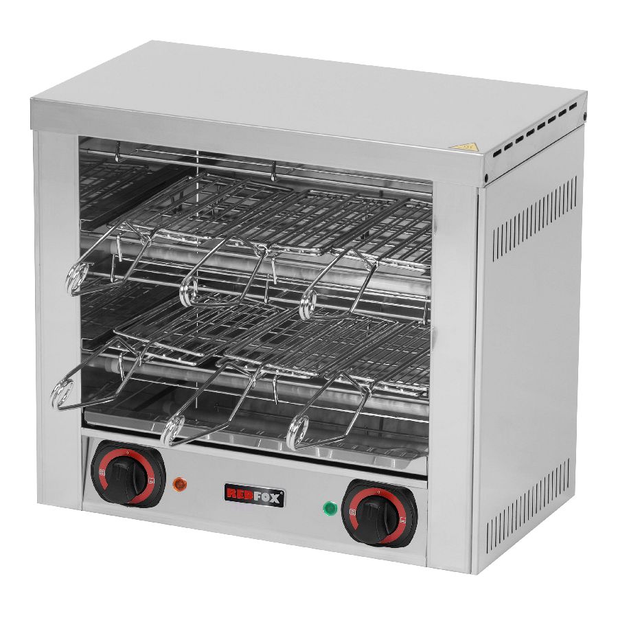 Quartz-Röhren Toaster, 2 Rost, 6 Toast Halter, TO 960GH