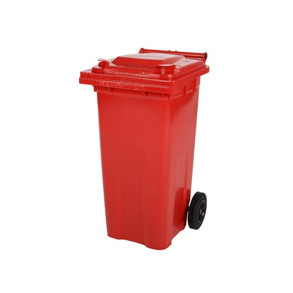 2 Rad Müllgroßbehälter 120 Liter -rot- MGB120RO