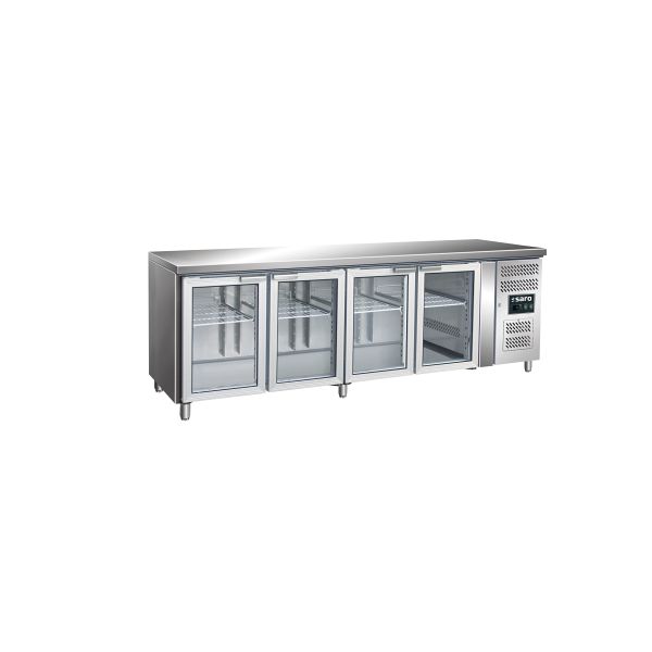 Kühltisch mit Glastür GN 4100 TNG