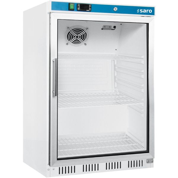 Lagerkühlschrank mit Glastür - weiß HK 200 GD