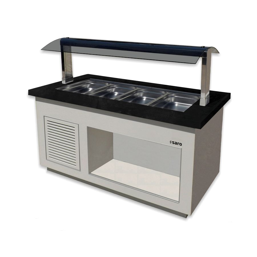 SARO Salatbar für 4x 1/1 GN, Modell PREMIUM LINE SB-K170 weiß 
