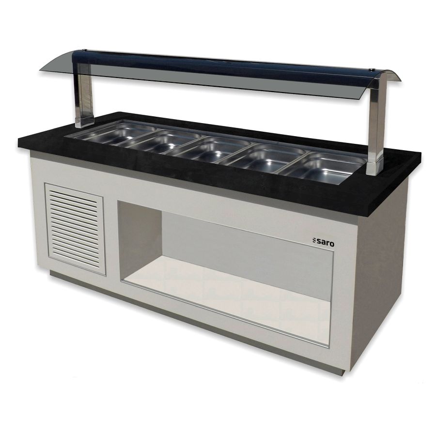 SARO Salatbar für 5x 1/1 GN, Modell PREMIUM LINE SB-K200 weiß