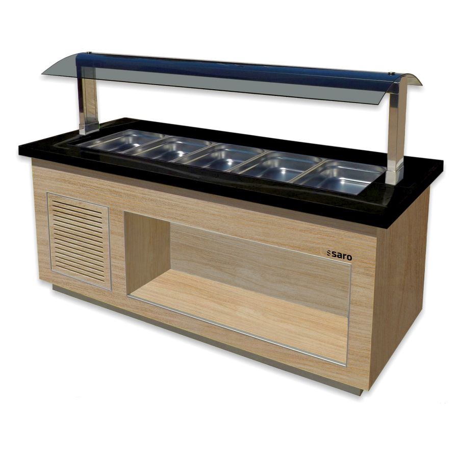 Heißes Buffet für 5x 1/1 GN, Modell PREMIUM LINE SB-H200 OAK