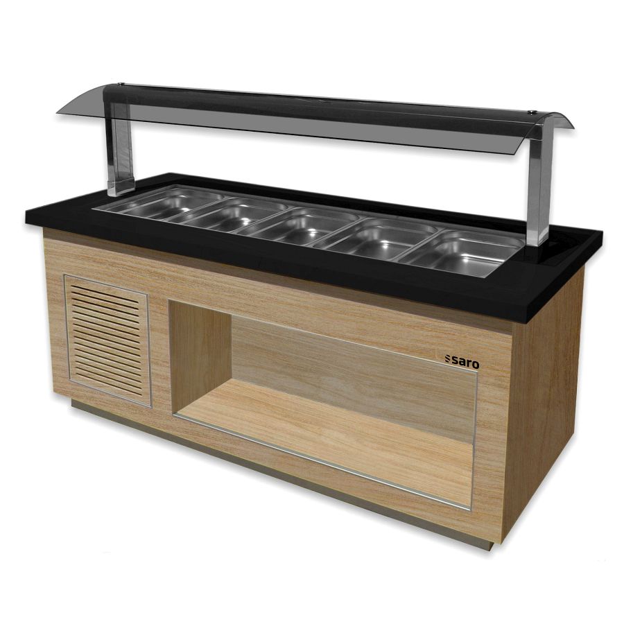 Salatbar für 5x 1/1 GN, Modell PREMIUM LINE SB-K200 OAK