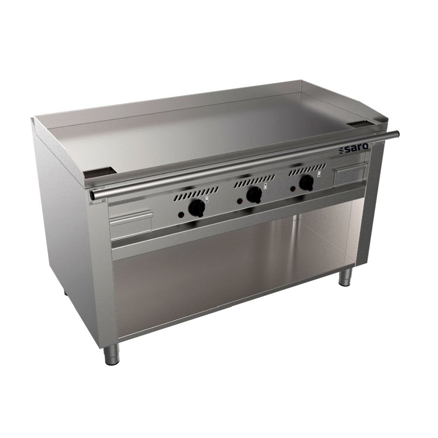 Artikelbild SARO Gas-Teppanyakigrill offenem Unterbau Modell TEB3/140 G
