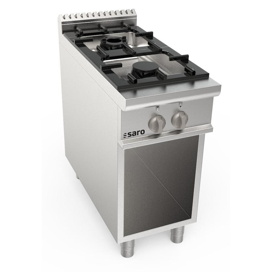 SARO Gasherd offener Unterbau 2 Brenner Modell LQ / CUG2BA