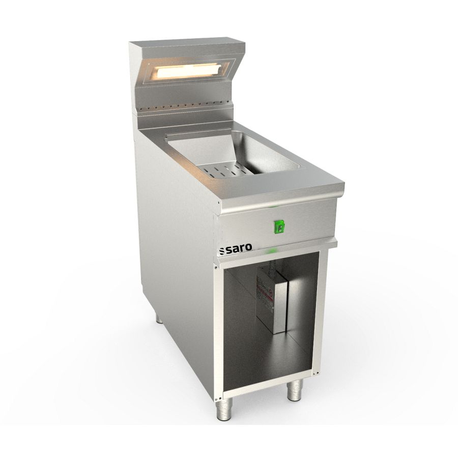 SARO Pommeswärmer mit offenem Unterbau Modell LQ / SPE40BA
