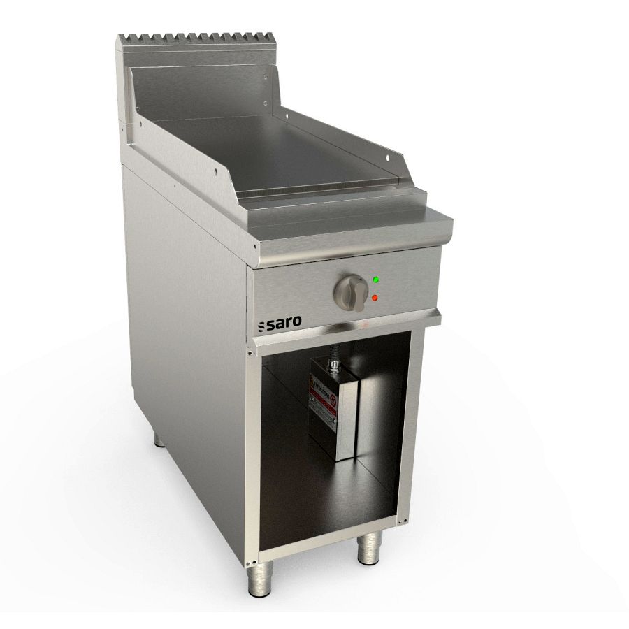 Elektrogriddleplatte 400mm breit Stand glatt LQ