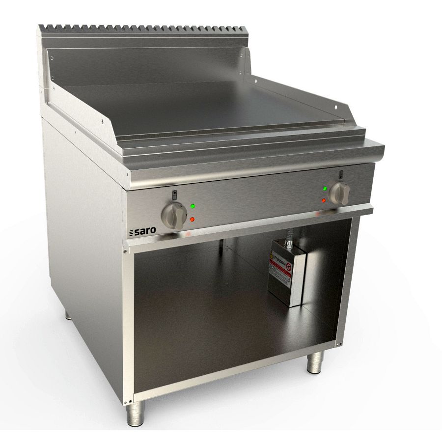 Elektrogriddleplatte 800mm breit Stand glatt LQ