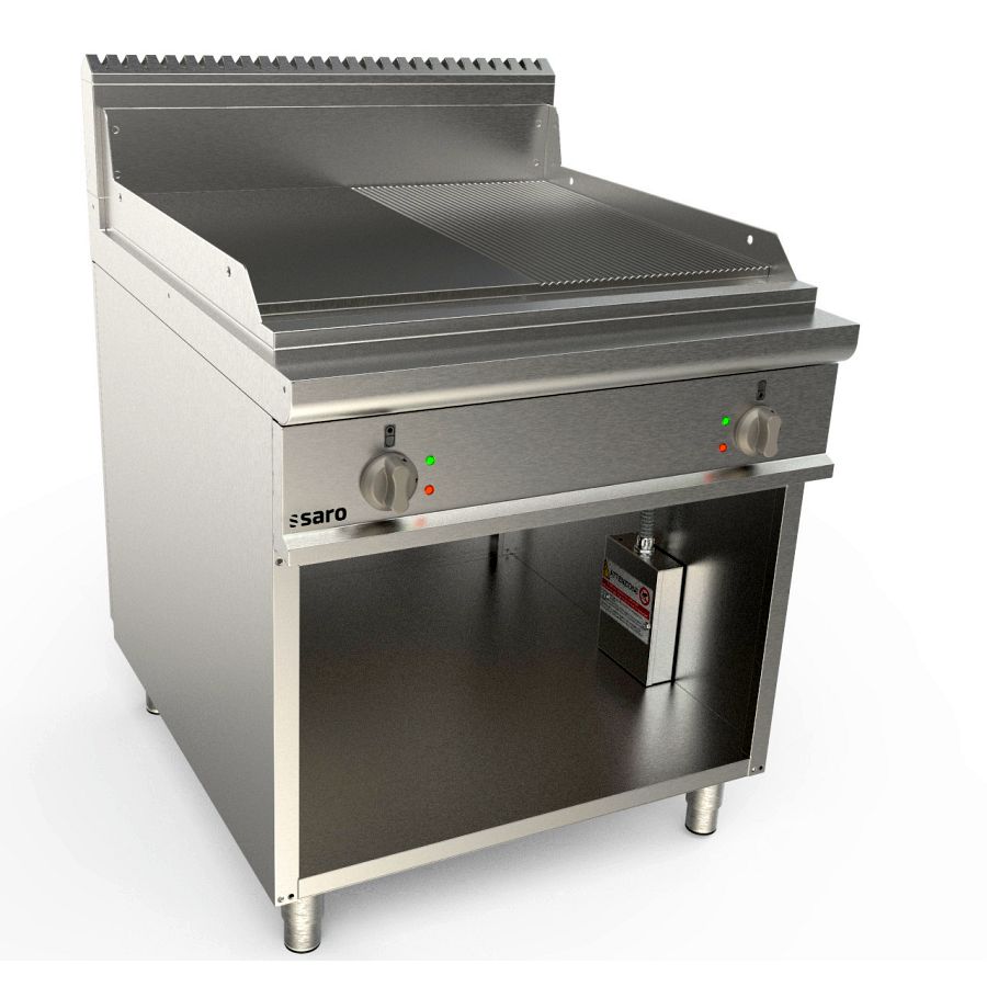 Elektrogriddleplatte 800mm breit Stand 1-2+1-2 LQ