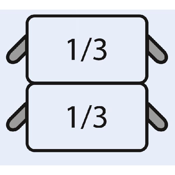 E7-CPCEXE Nudelkorb-Set: 2 x 1-3 GN