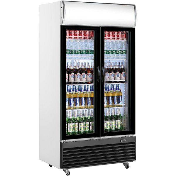 Getränkekühlschrank Werbetafel - 2-türig GTK 800