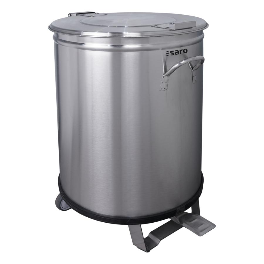 Artikelbild SARO Mülleimer 95 L mit Fußpedal und Softclosedeckel Modell MPS 95