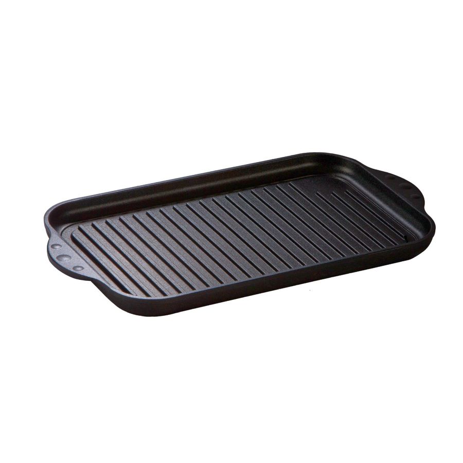 Eurolux Premium Grillplatte 36,5 x 21,5 cm, ca. 2,5 cm hoch