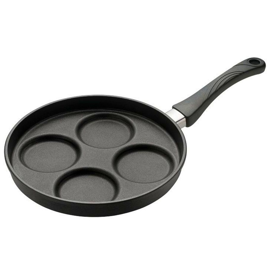 Eurolux Premium Spiegelei-/Pancakepfanne Ø 26 cm, mit 4 Mulden, Edestahlstiel