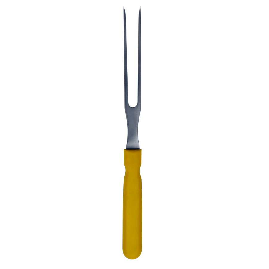Artikelbild Wurstgabel - 245x16mm Klingenlänge: 95mm Griff (gelb)