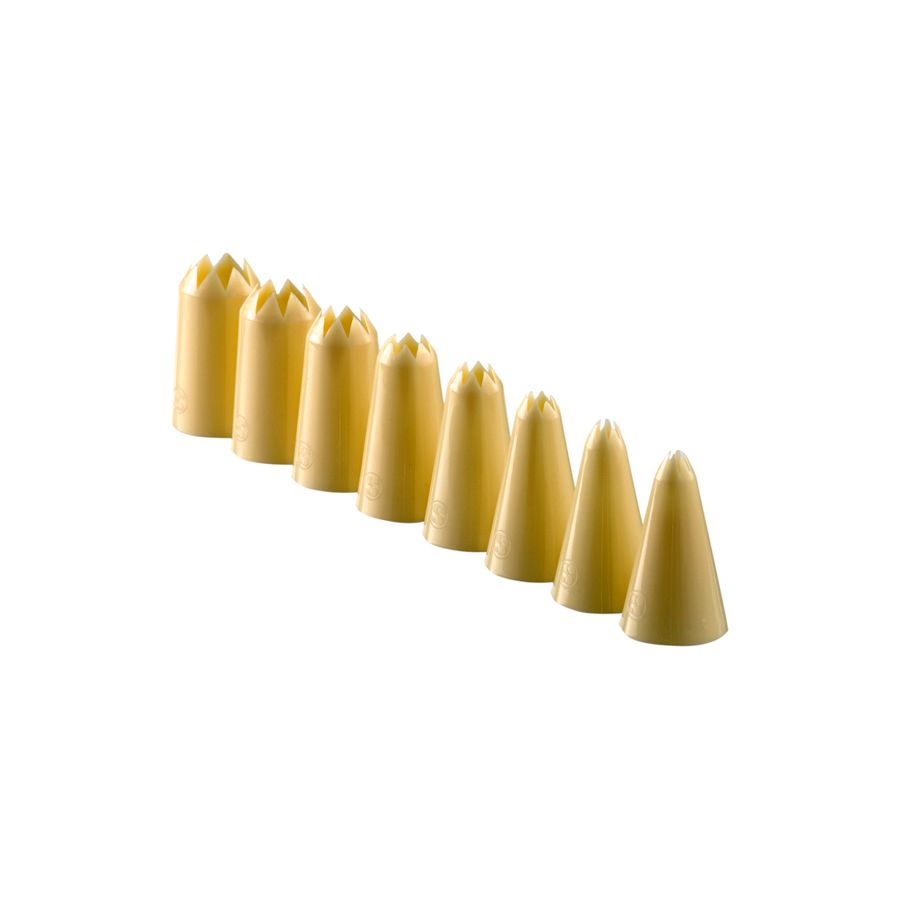 Artikelbild Sterntülle Gr. 17, PP, 6 cm hoch, - elfenbein