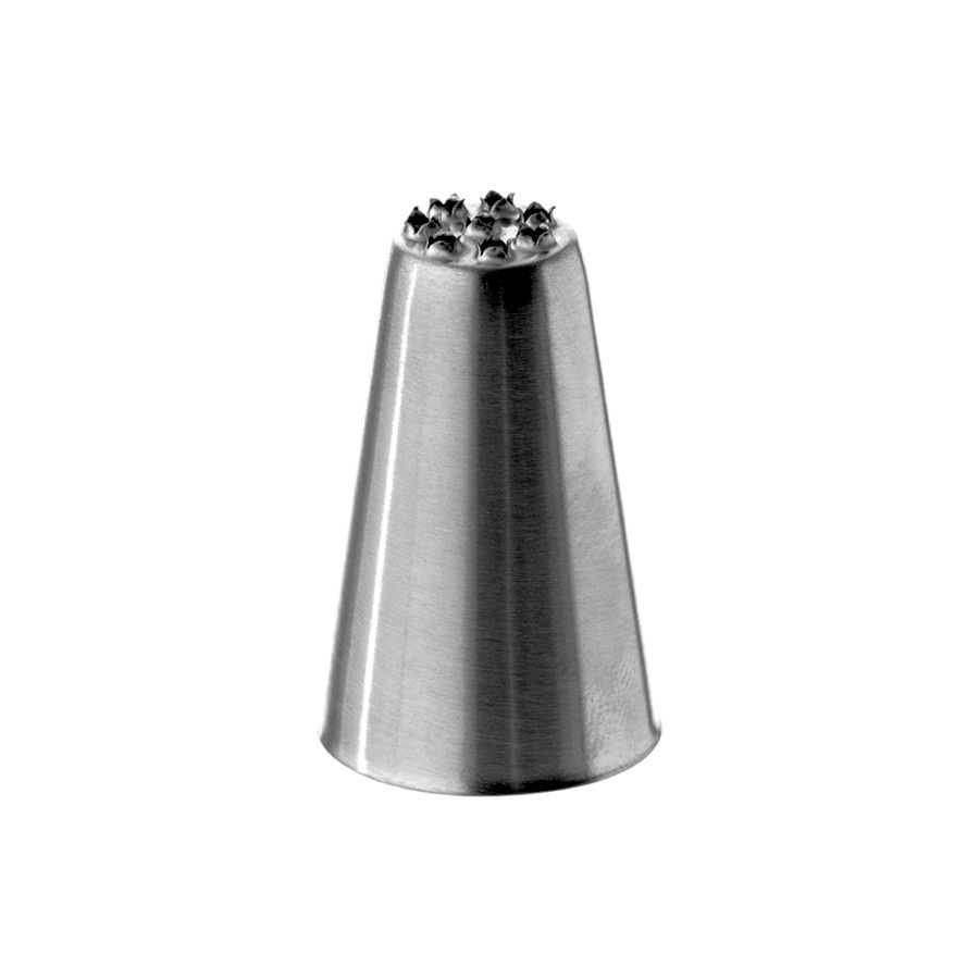 Artikelbild Garniertülle "Vermicelle klein" 8 Sterne - 2,0 mm, Medium VE: 6 Stück
