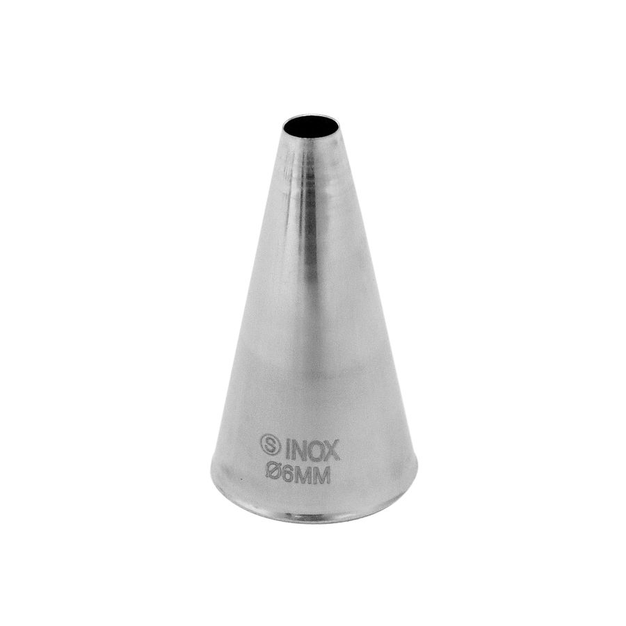 Artikelbild Lochtüllen, 6 mm - Edelstahl, aus einem Stück gezogen