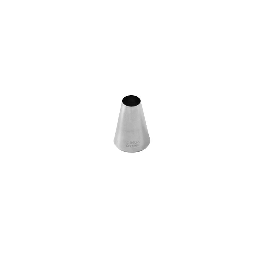 Artikelbild Lochtüllen, 17 mm - Edelstahl, aus einem Stück gezogen