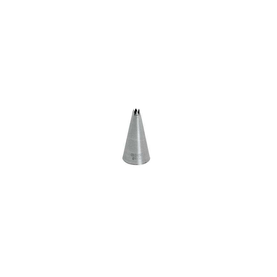 Artikelbild Sterntüllen, 4 mm - Edelstahl, aus einem Stück gezogen