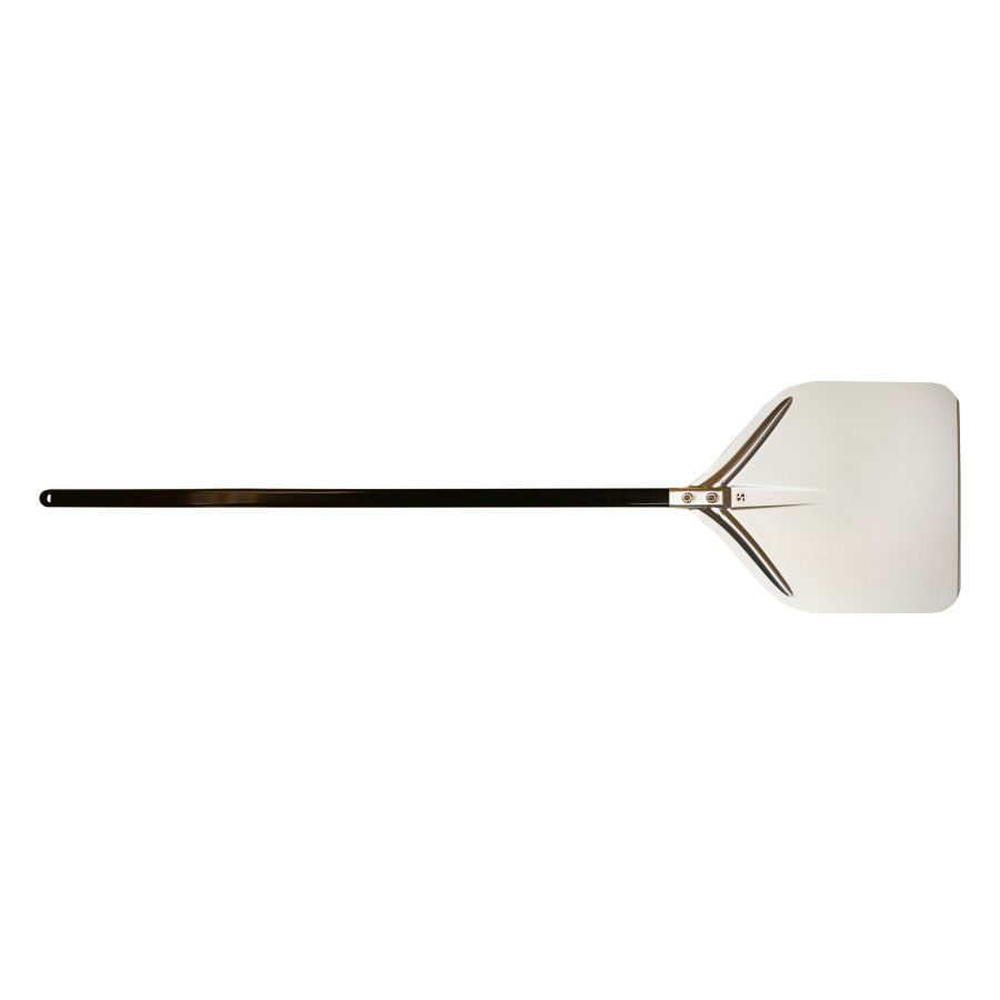 Artikelbild Pizzaschaufel Alu nicht perforiert, Stiel schwarz 110cm