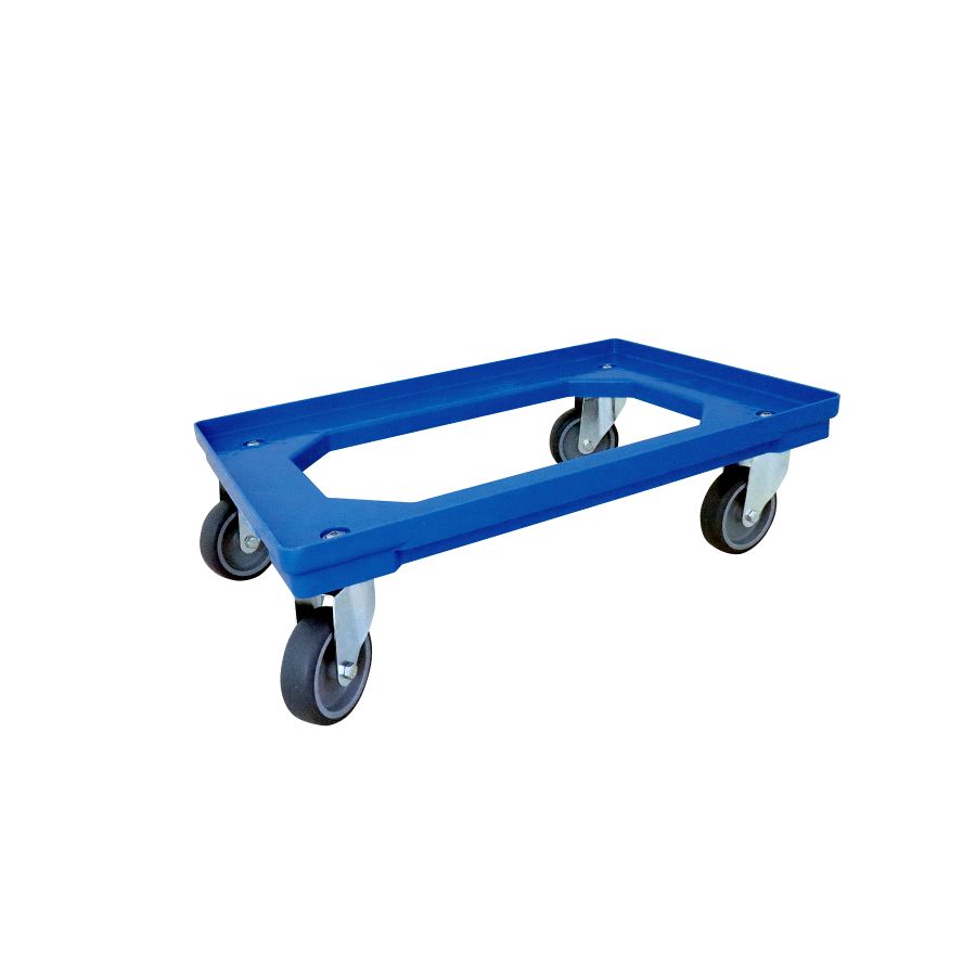 Artikelbild Fahrgestell blau, ABS - Transporttrolley blau, ABS
