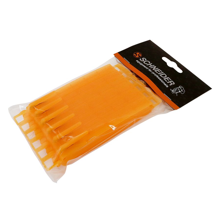 Artikelbild Verschluss-Clip 125mm orange mit Messer