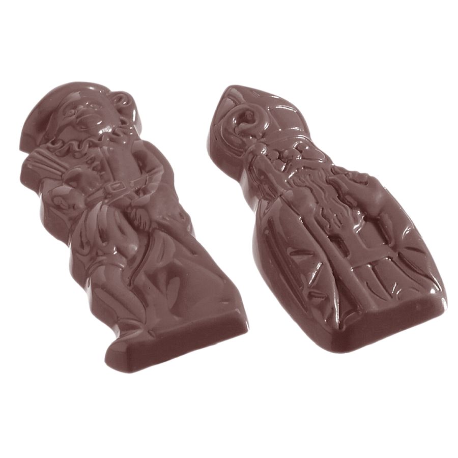 Schokoladen Form - St. Nikolaus & Pete 2 Figuren