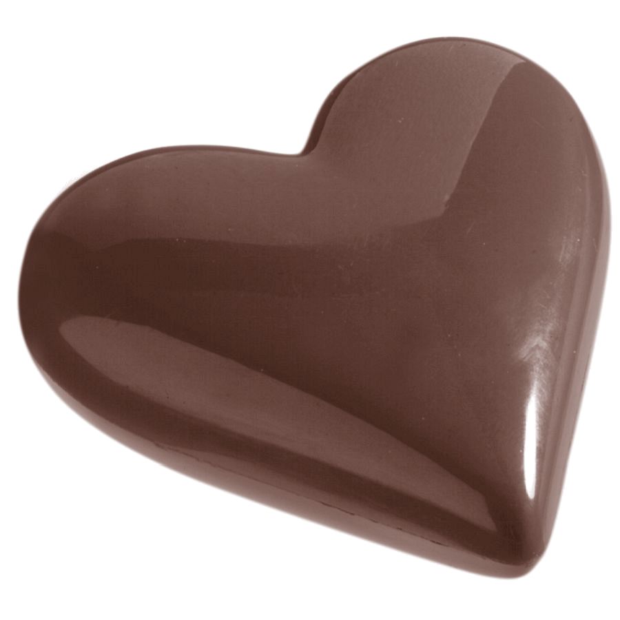 Schokoladen Form - Herz 80 mm, Doppelform