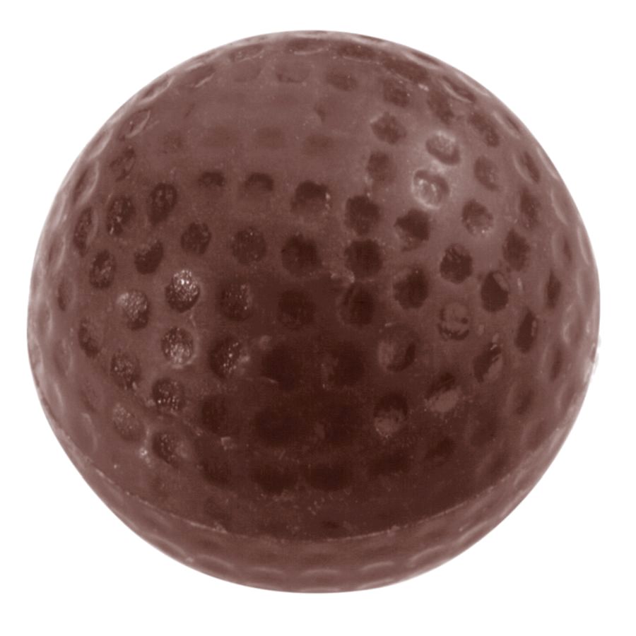 Schokoladen Form - Golfball, Doppelform